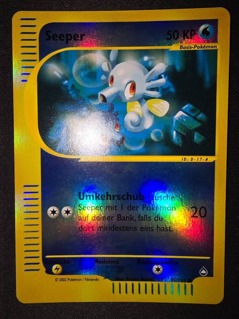 Seeper 85/147 Aquapolis trading card