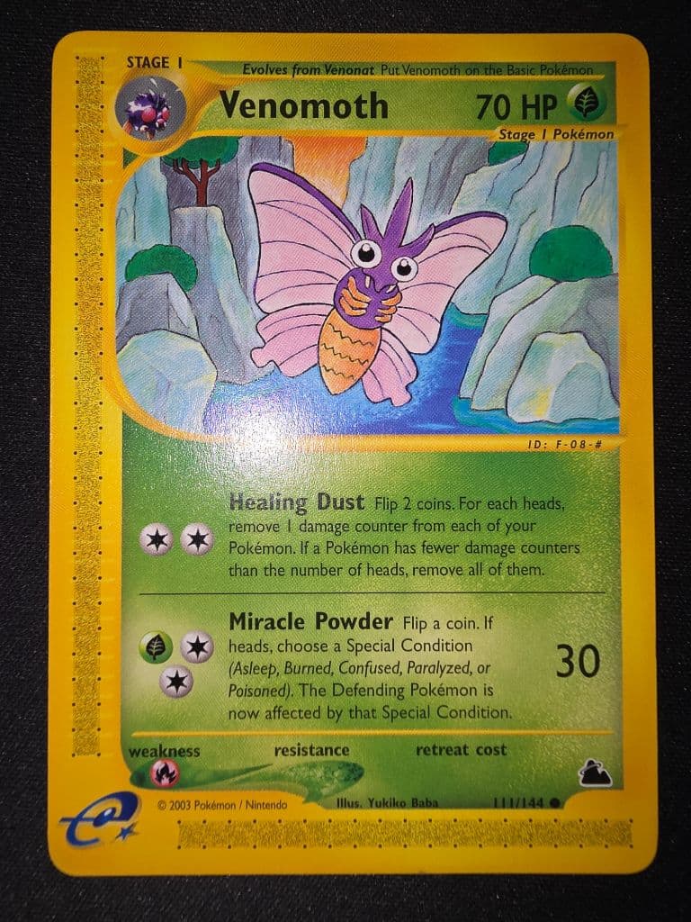 Venomoth 111/144 Expedition Base Set trading card