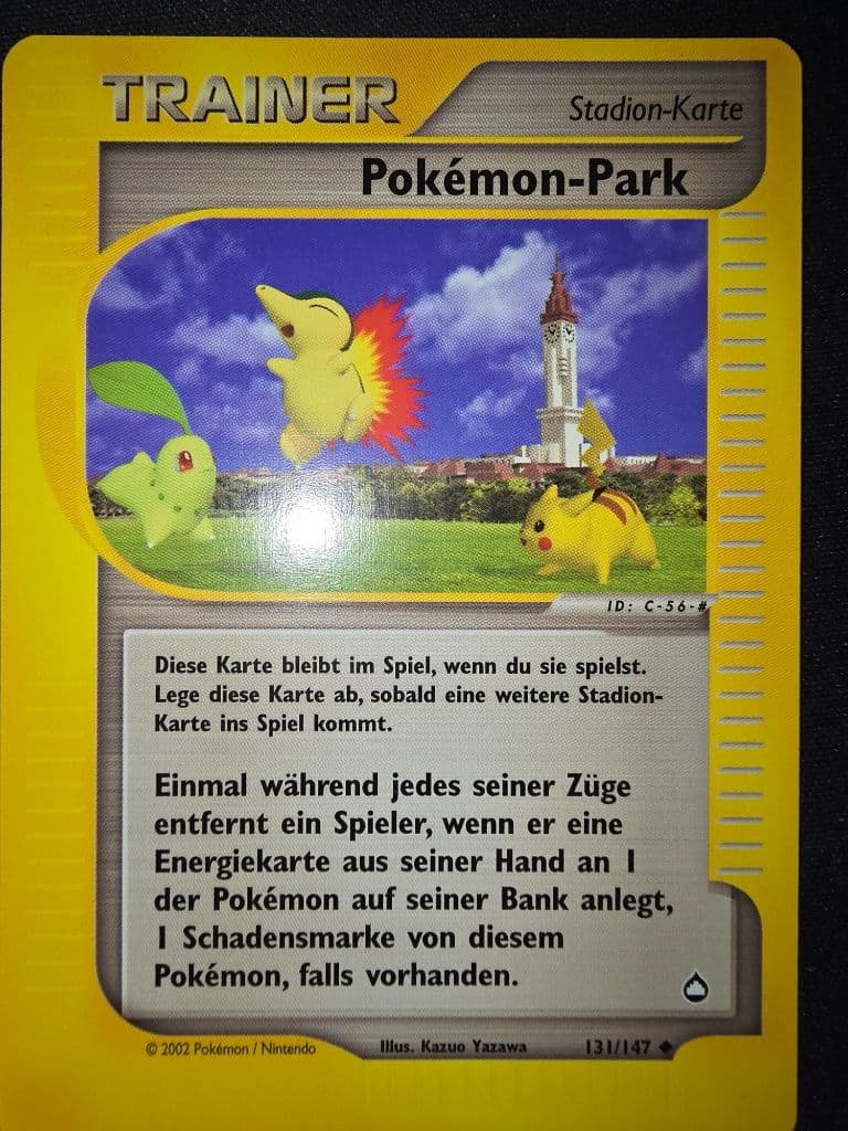 Pokémon-Park 131/147 Aquapolis trading card