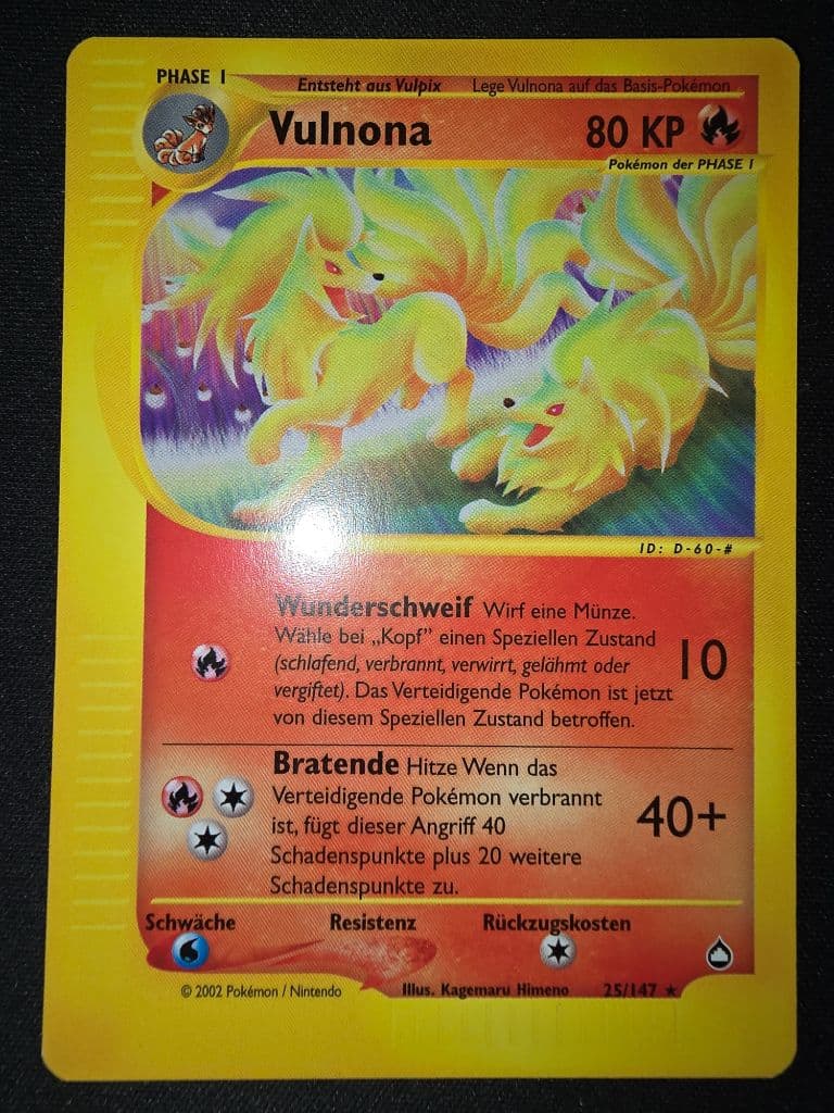 Vulnona 25/147 Expedition Base Set trading card