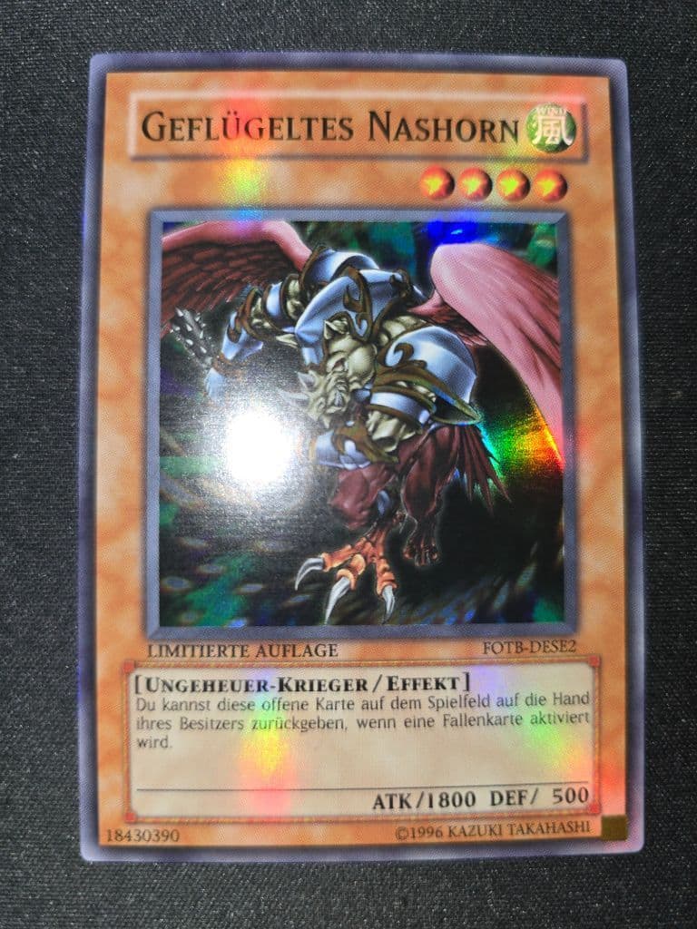 Geflügeltes Nashorn DESE2 Force of the Breaker Special Edition trading card