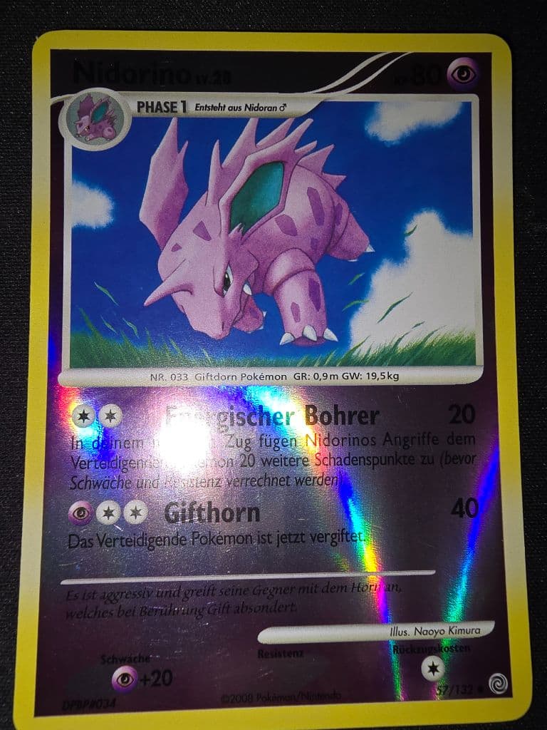 Nidorino 57/132 Erwachte Legenden (Legends Awakened) trading card
