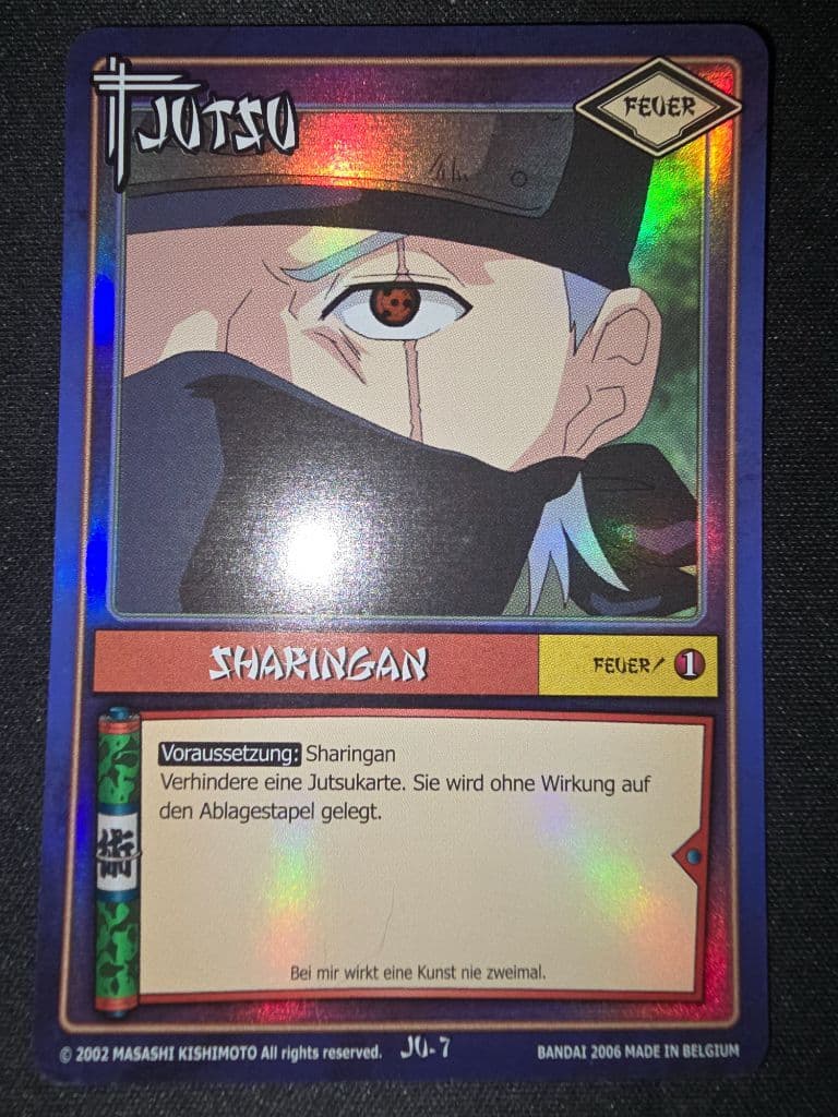Sharingan  Der Weg des Hokage trading card
