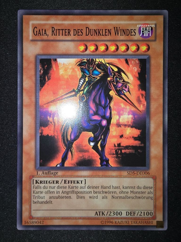 Gaia, Ritter des Dunklen Windes 006 Structure Deck: Warrior's Triumph (Kriegertriumph) trading card