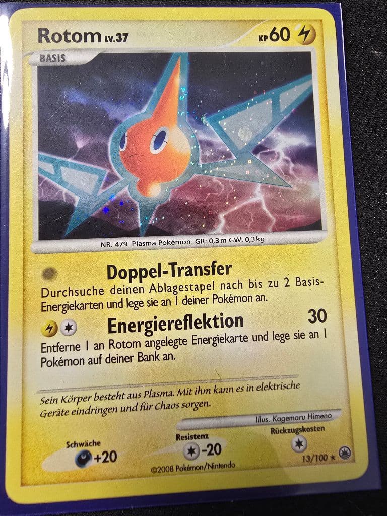 Rotom LV.37 13/100 Majestätischer Morgen trading card