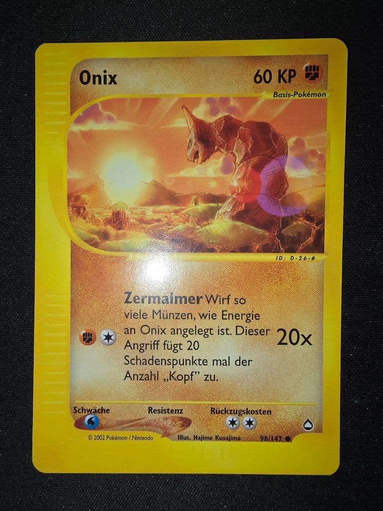 Onix 98/147 Skyridge trading card
