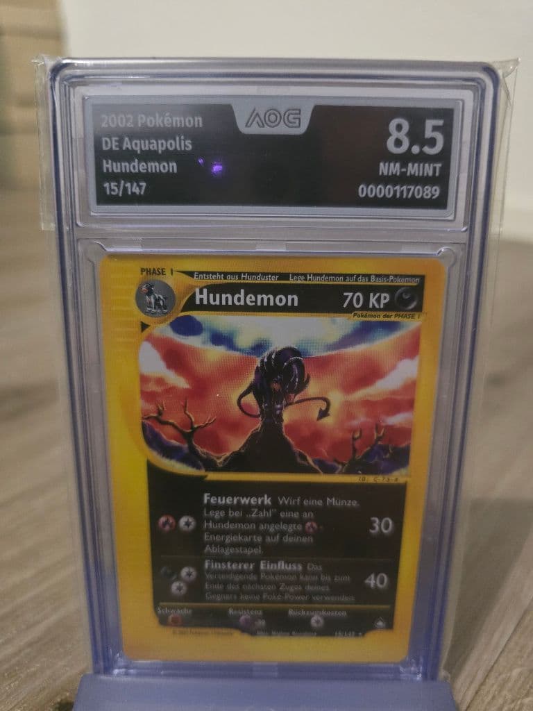 Hundemon 15/147 Aquapolis trading card