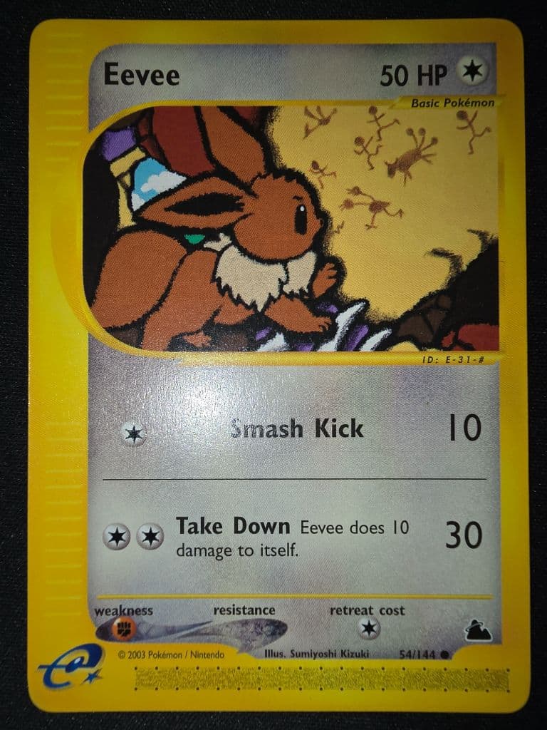Eevee 54/144 Skyridge trading card