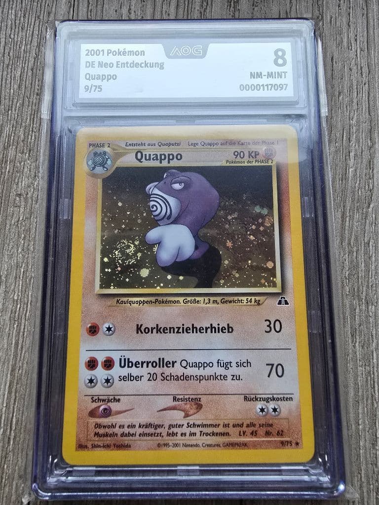 Quappo 9/75 Neo Discovery trading card