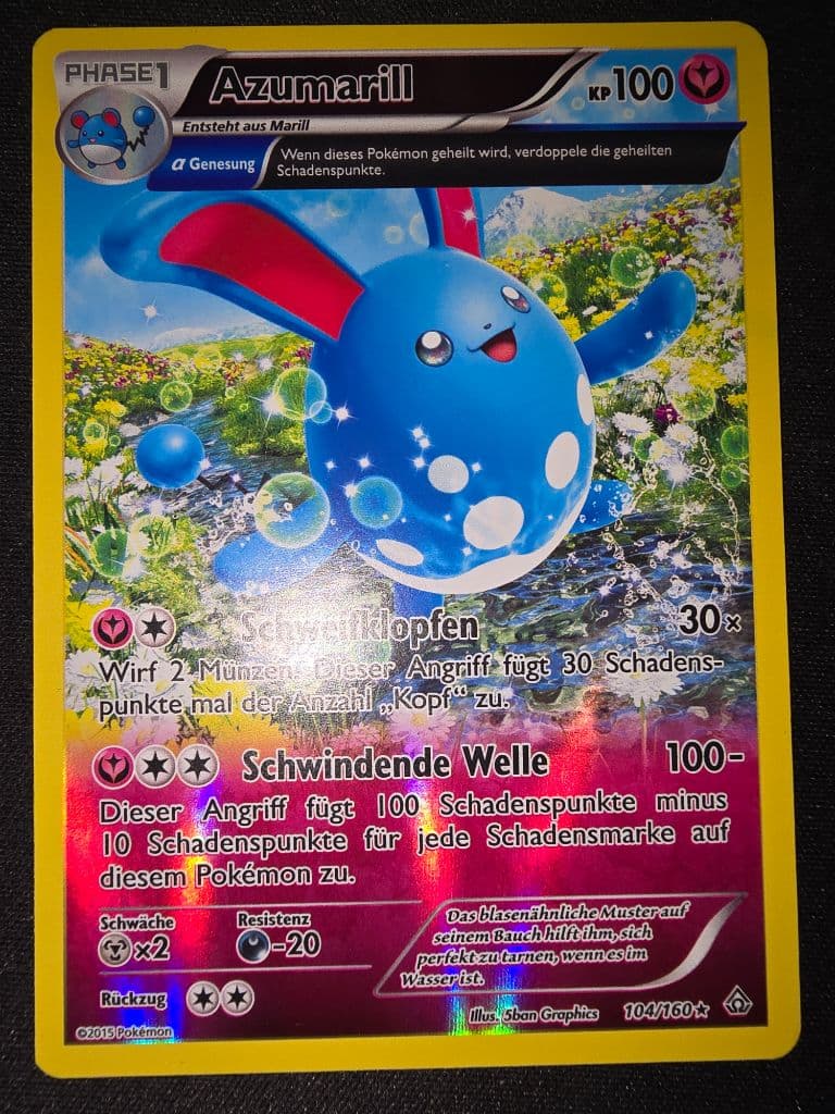 Azumarill 104/160 XY—Primal Clash trading card
