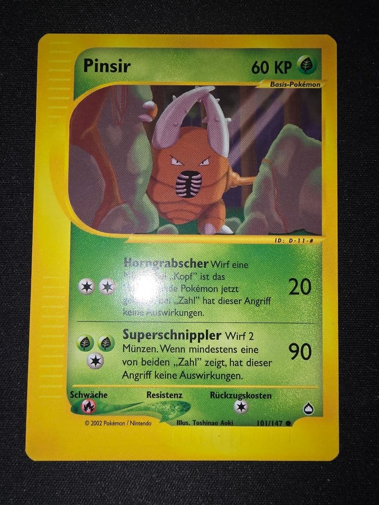 Pinsir 101/147 Expedition Base Set trading card
