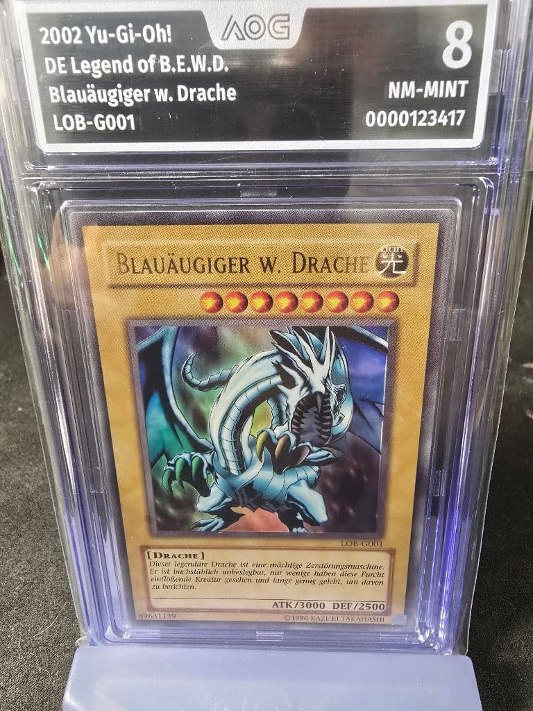 Blauäugiger W. Drache G001 Legend of Blue Eyes White Dragon trading card