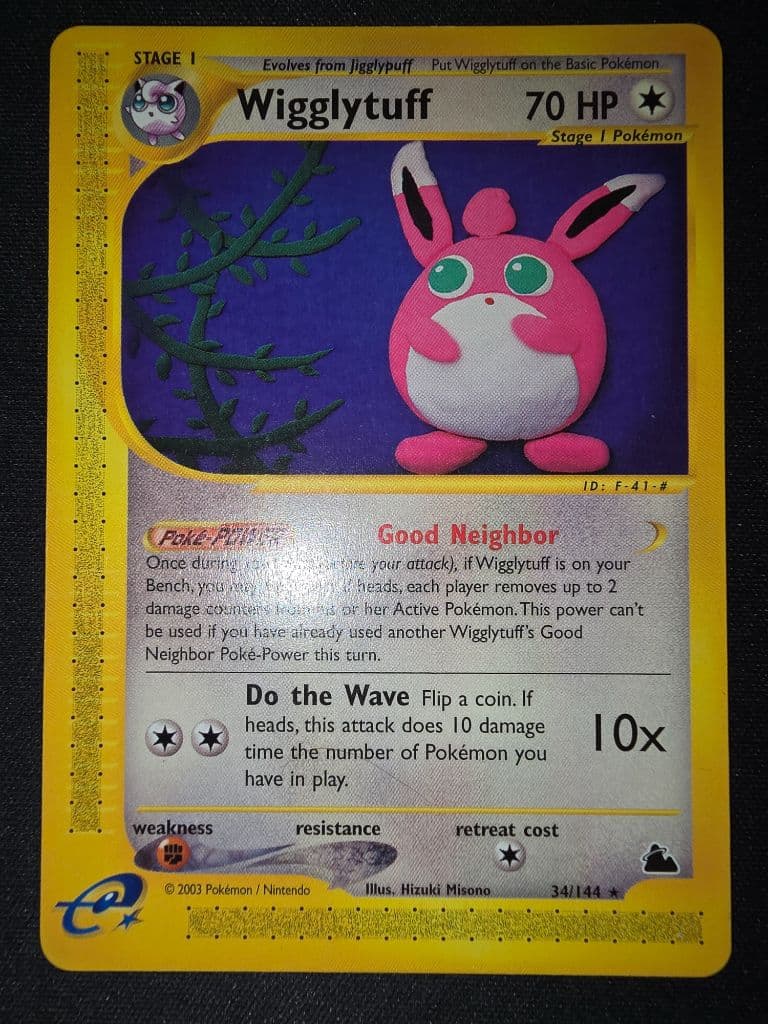 Wigglytuff 34/144 Skyridge trading card