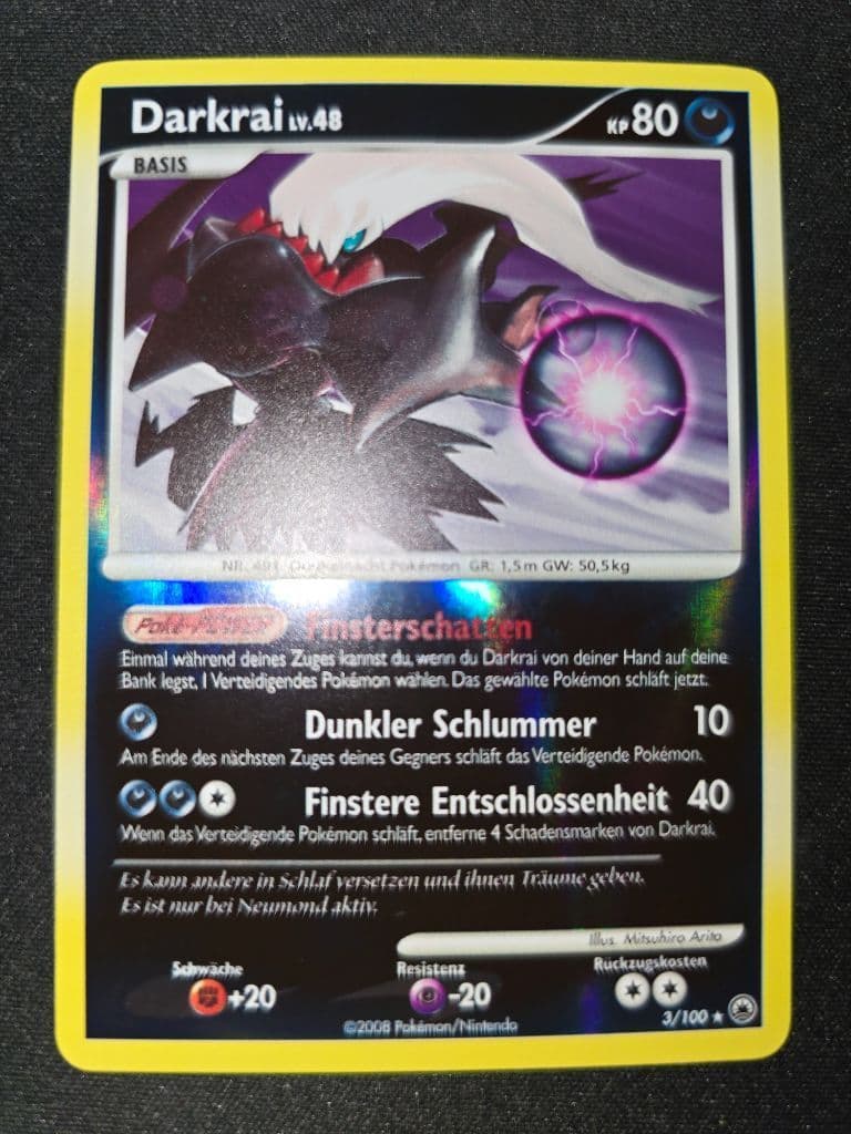 Darkrai 3/100 Majestätischer Morgen (Majestic Dawn) trading card