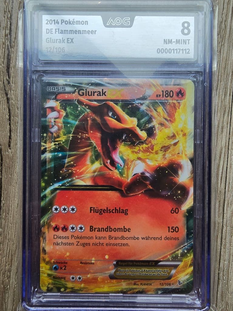 Glurak-EX 12/106 Flammenmeer trading card