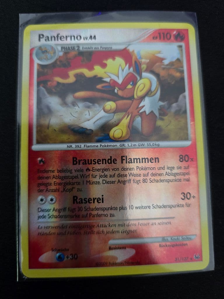 Panferno 31/127 Platinum trading card