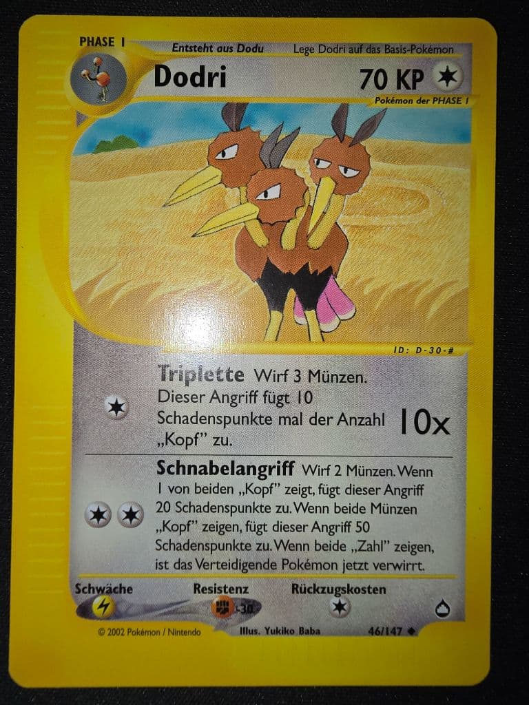 Dodri 46/147 Aquapolis trading card