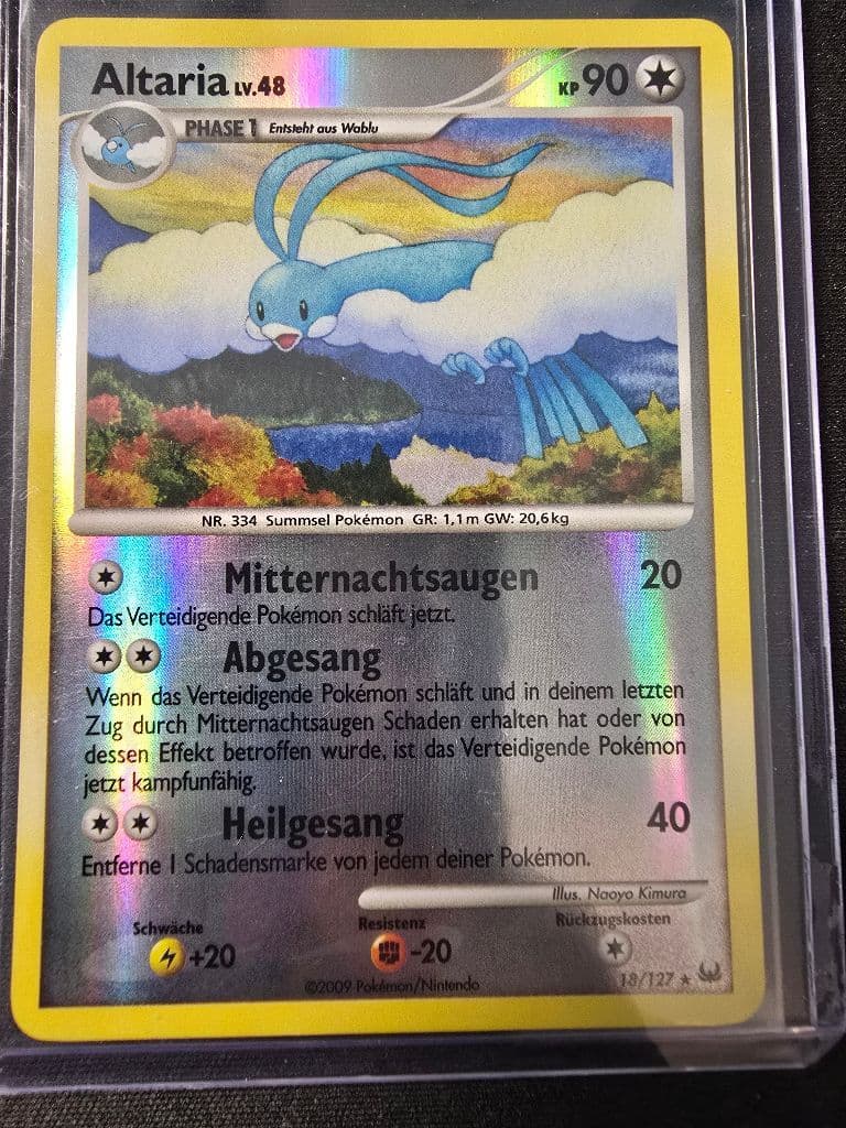 Altaria 18/127 Platin trading card