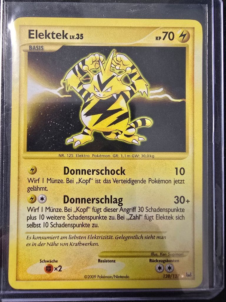 Elektek 128/127 Platin trading card