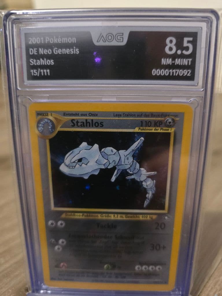 Stahlos 15/111 Neo Genesis trading card