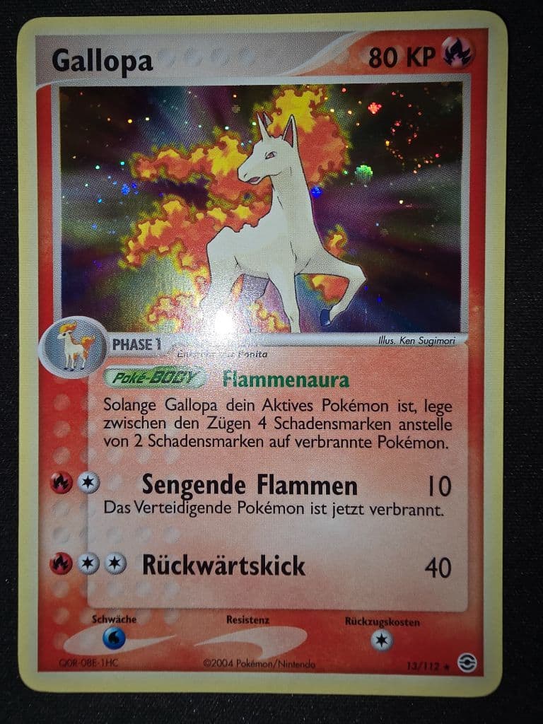 Gallopa 13/112 EX FireRed & LeafGreen trading card