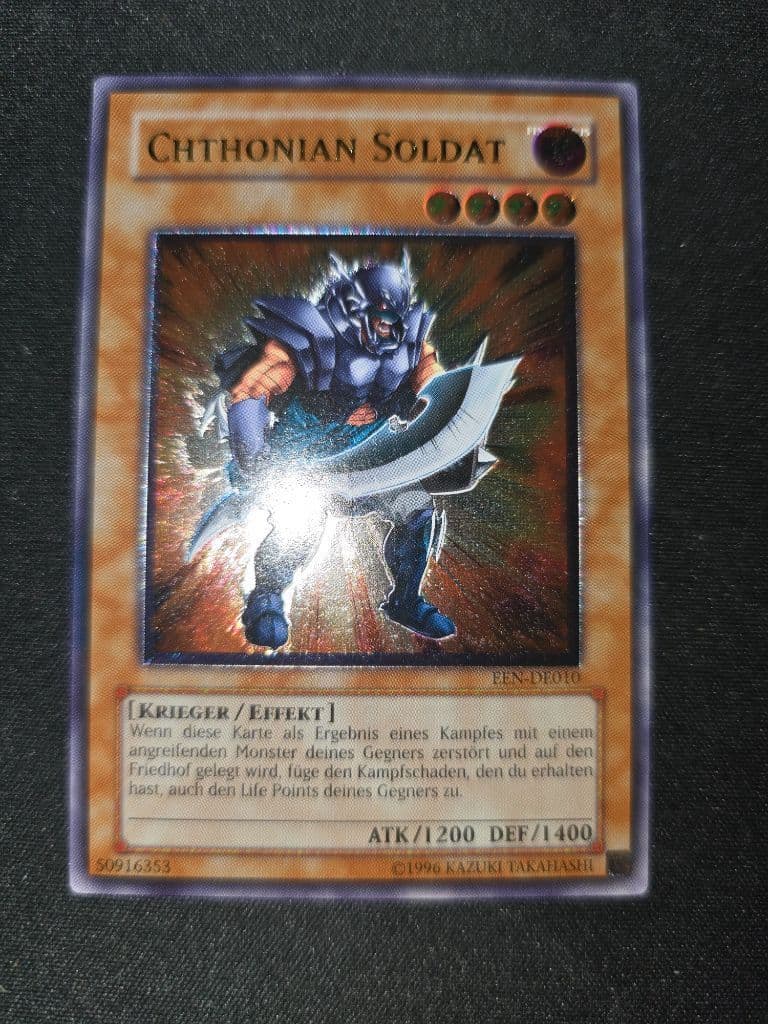 Chthonian Soldier 010 Elemental Energy trading card