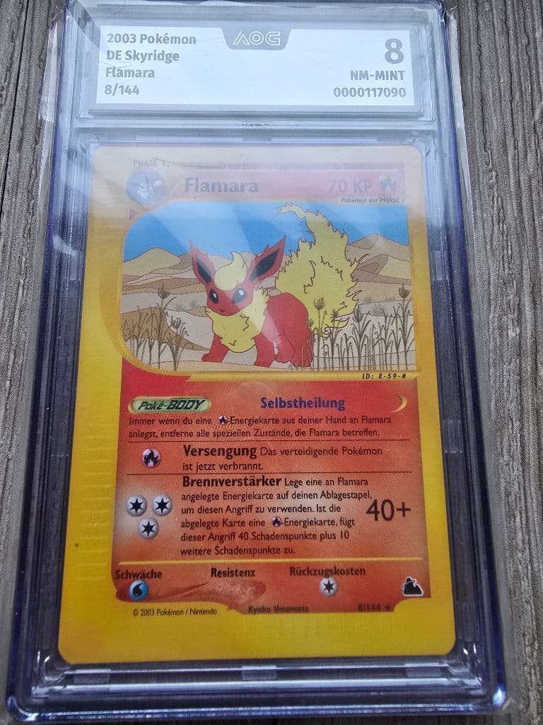Flamara 8/144 Skyridge trading card