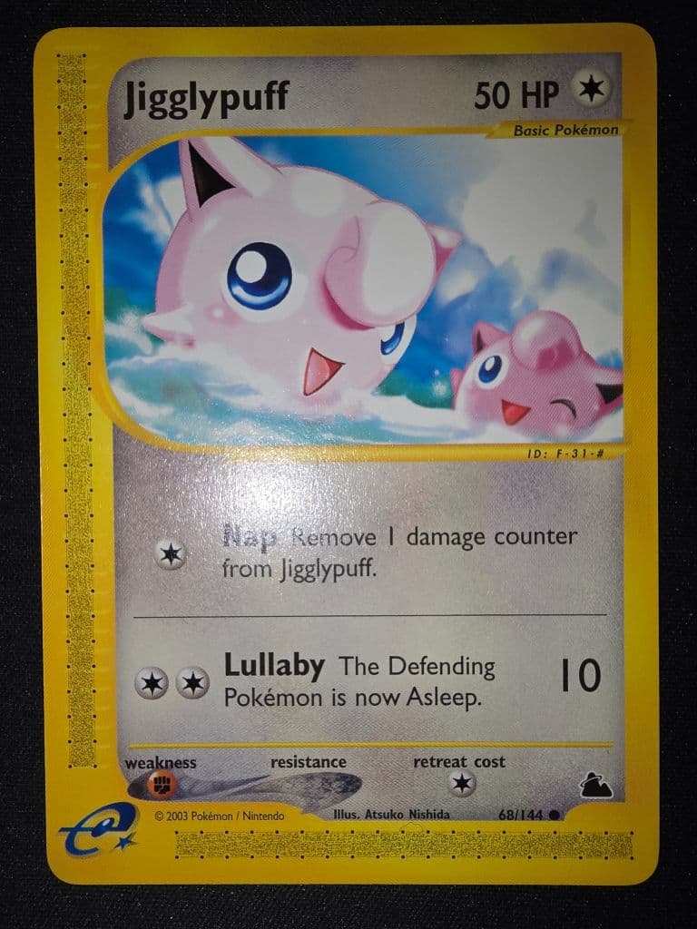 Jigglypuff 68/144 Skyridge trading card