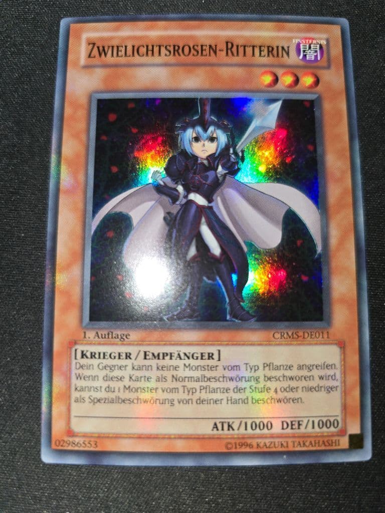 Zwielichtsrosen-Ritterin 011 Crimson Crisis trading card