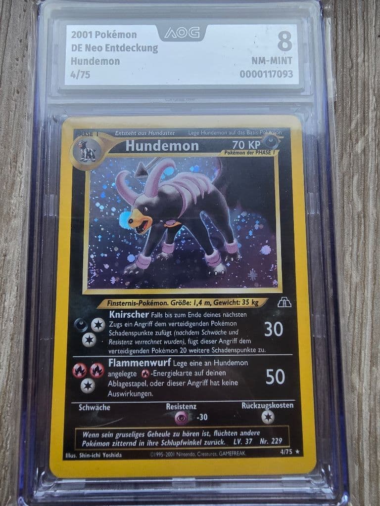 Hundemon 4/75 Neo Discovery trading card