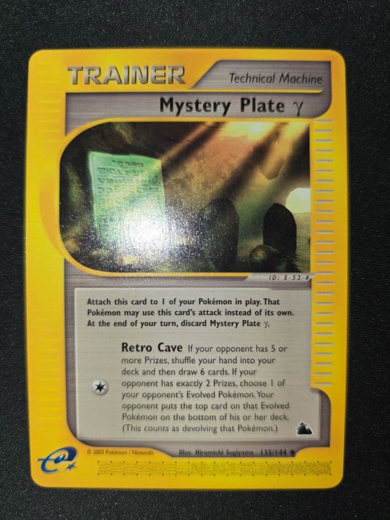 Mystery Plate γ 135/144 Skyridge trading card