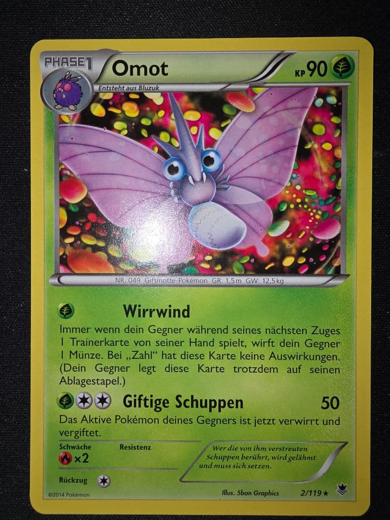 Omot 2/119 XY Phantom Forces trading card