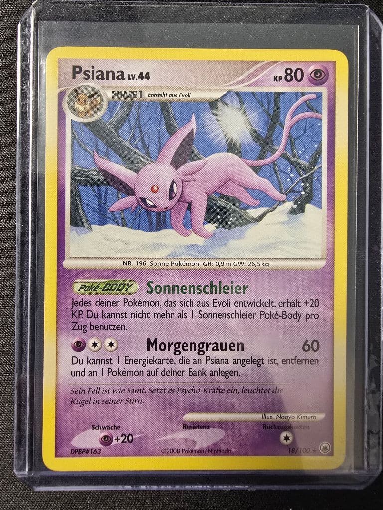 Psiana LV.44 18/100 Majestic Dawn (Majestätischer Morgen) trading card