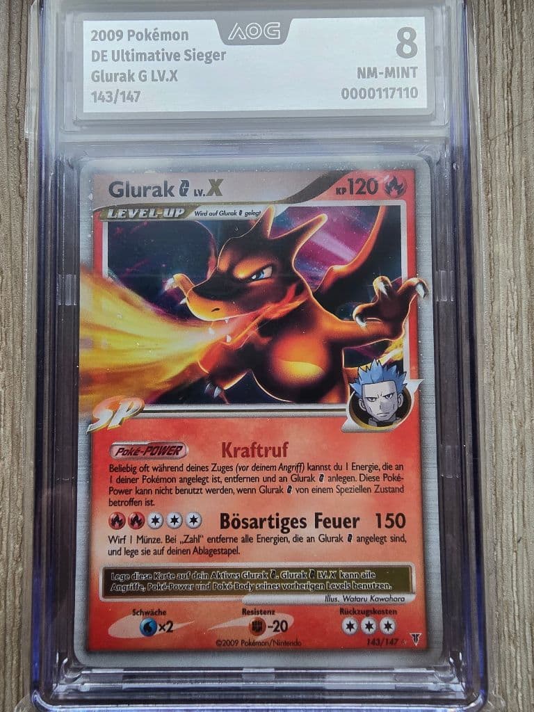 Glurak G LV.X 143/147 Ultimative Sieger trading card
