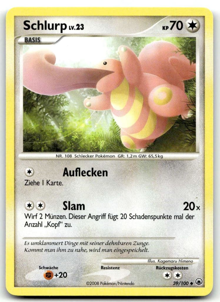 Schlurp 39/100 Sturmtief trading card