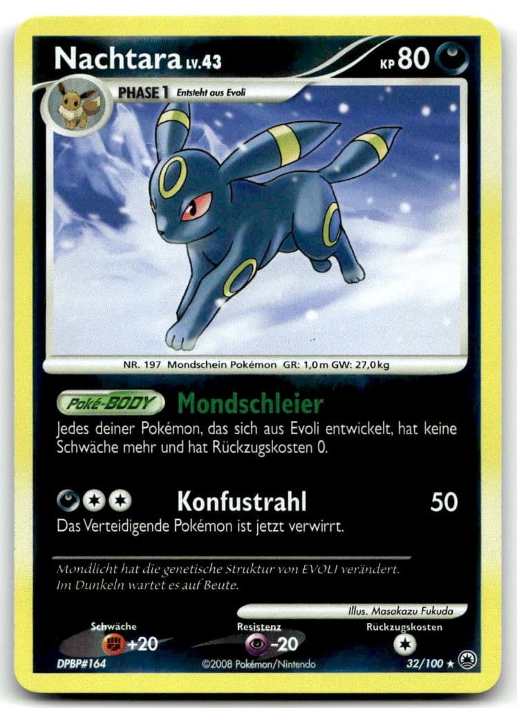 Nachtara 32/100 Majestätischer Morgen trading card