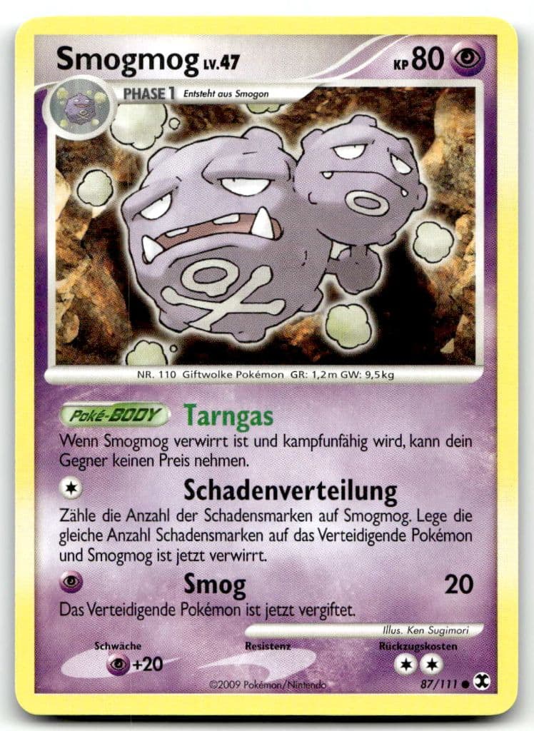 Smogmog 87/111 Platin – Aufsteigende Rivalen trading card