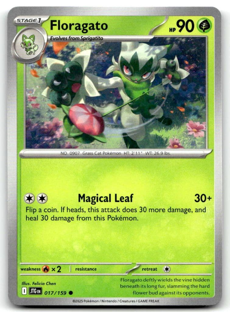 Floragato 017/159 Journey Together trading card