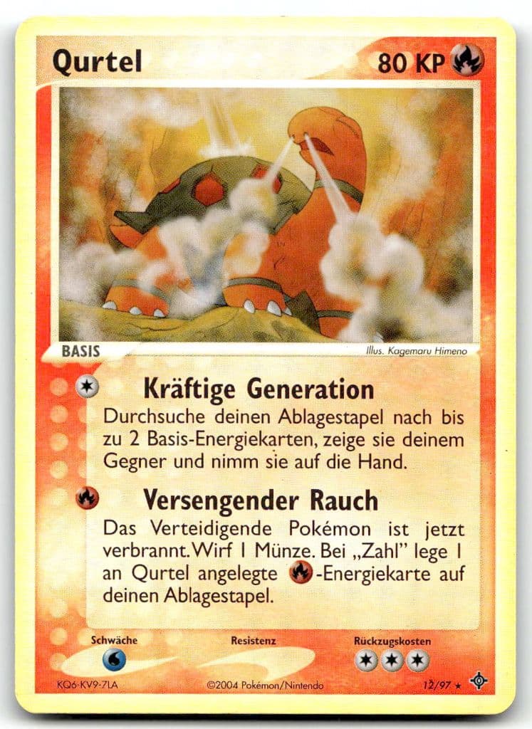 Qurtel 12/97 Team Magma gegen Team Aqua trading card