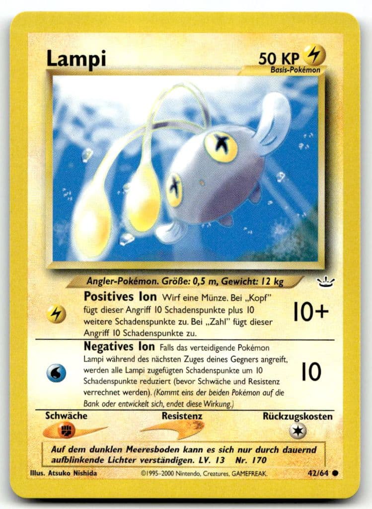 Lampi 42/64 Neo Revelation trading card