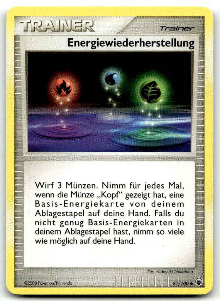 Energiewiederherstellung 81/100 Majestic Dawn trading card