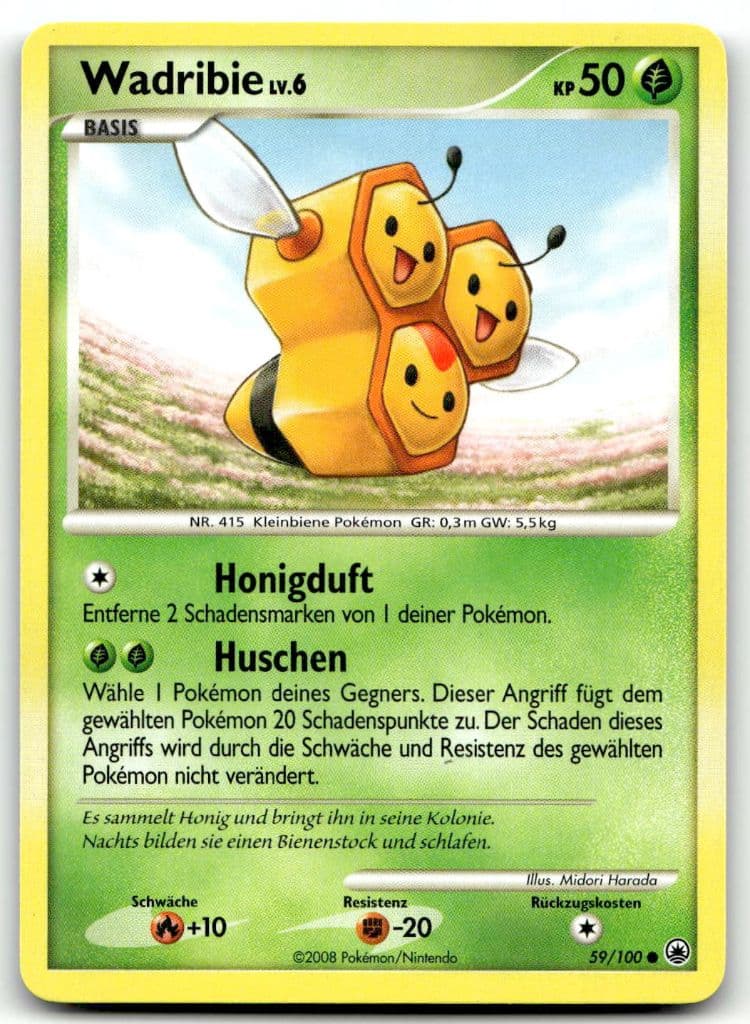 Wadribie 59/100 Majestätischer Morgen trading card