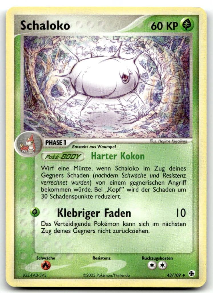 Schaloko 43/109 EX Drache trading card