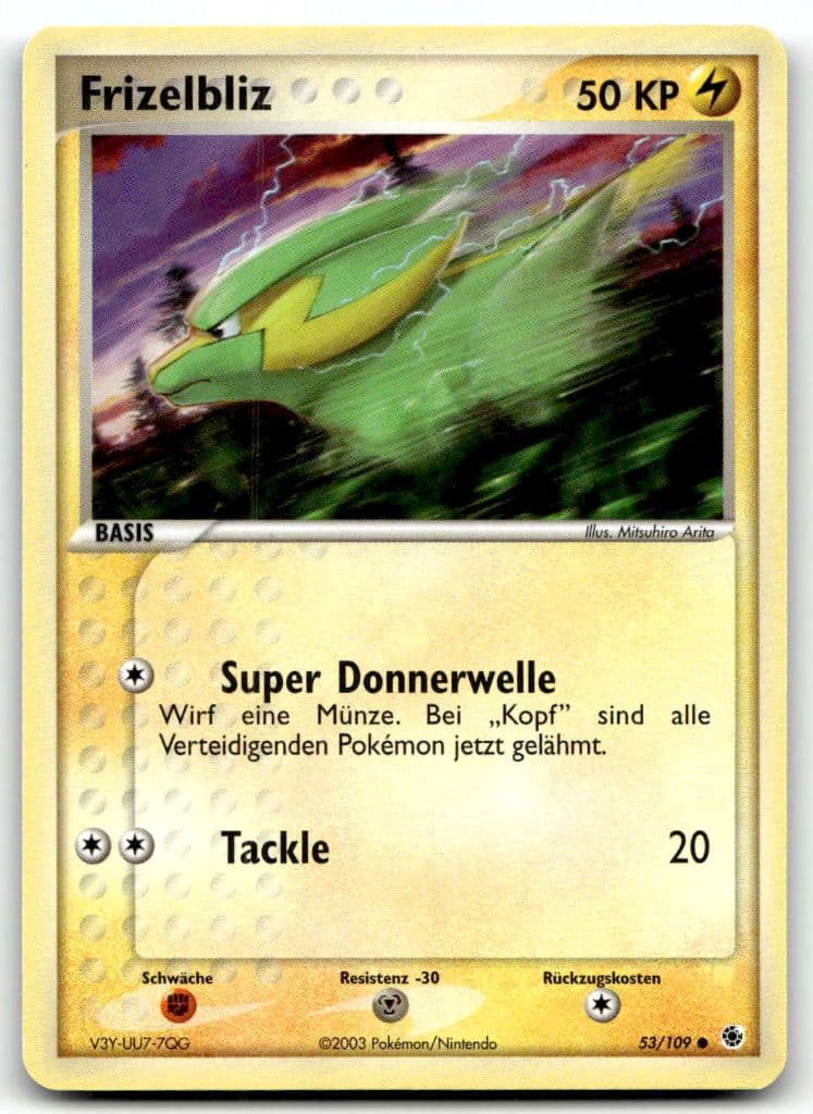 Frizelbliz 53/109 EX Rubin & Saphir trading card