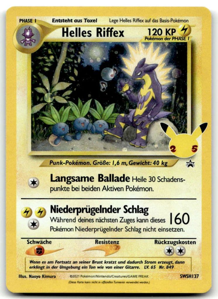 Helles Riffex SWSH137 Schwert & Schild – Promokarten trading card