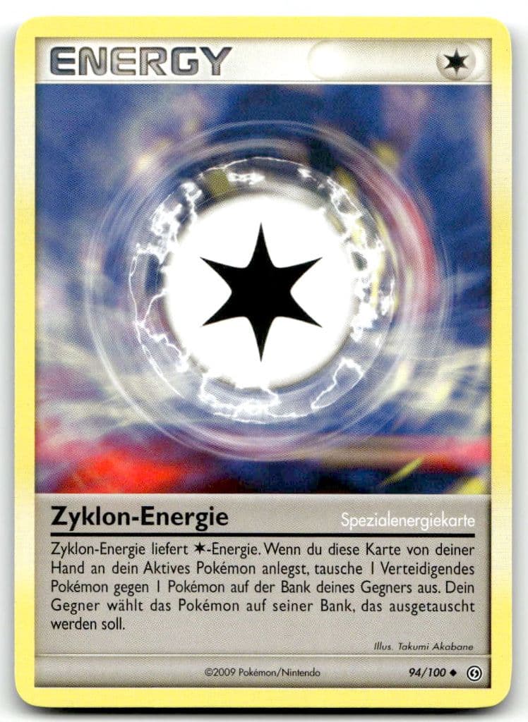 Zyklon-Energie 94/100 Aufstieg der Rivalen trading card