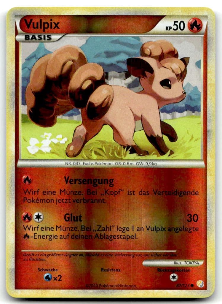Vulpix 87/111 Aufstieg der Rivalen trading card