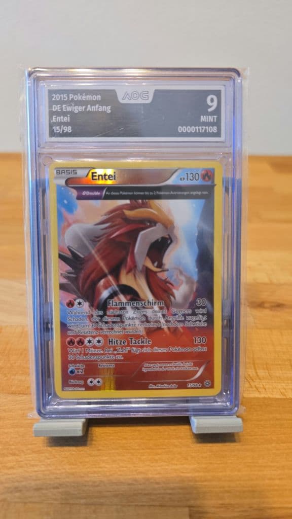 Entei 15/98 Ewiger Anfang trading card