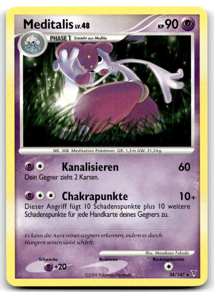 Meditalis 34/147 Aufstieg der Rivalen trading card