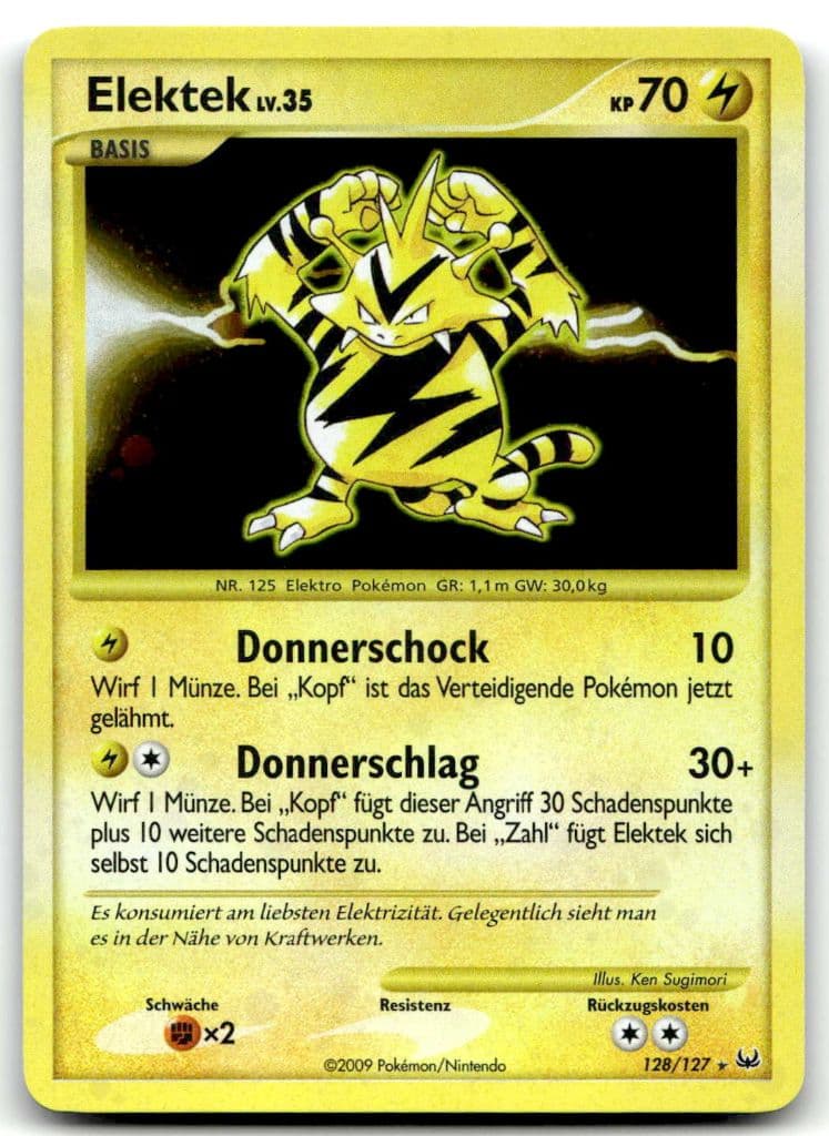 Elektek 128/127 Aufstieg der Rivalen trading card